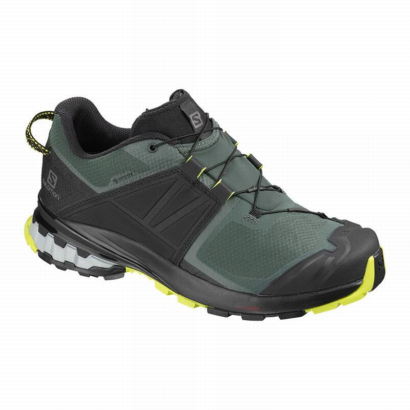 Salomon Singapore Mens Trail Running Shoes - XA WILD GORE-TEX Black/Rose | 60218-STDL